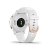 Thumbnail Image 4 of Garmin Venu 2S Ladies' White Silicone Strap Smartwatch