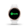 Thumbnail Image 6 of Garmin Venu 2S Ladies' White Silicone Strap Smartwatch