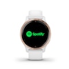 Thumbnail Image 7 of Garmin Venu 2S Ladies' White Silicone Strap Smartwatch
