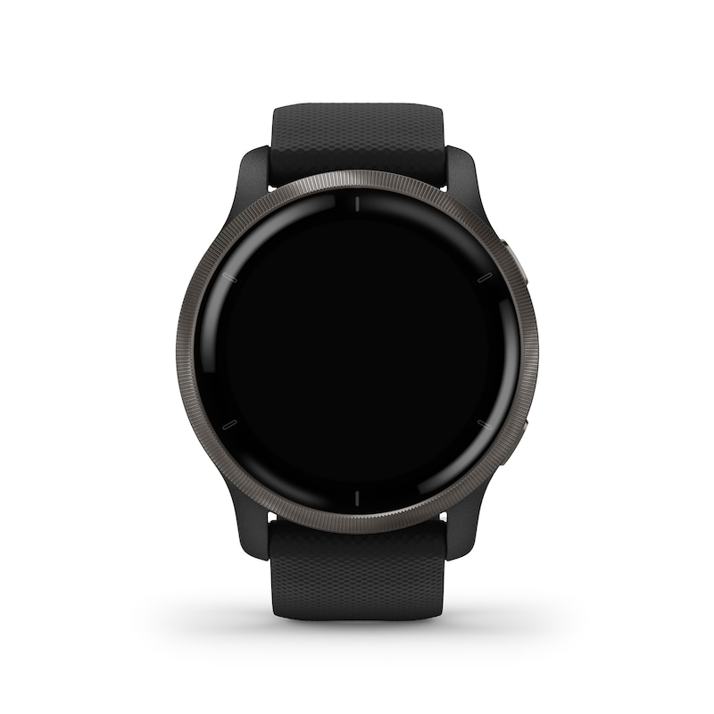 Garmin Venu 2 Black Silicone Strap Smartwatch