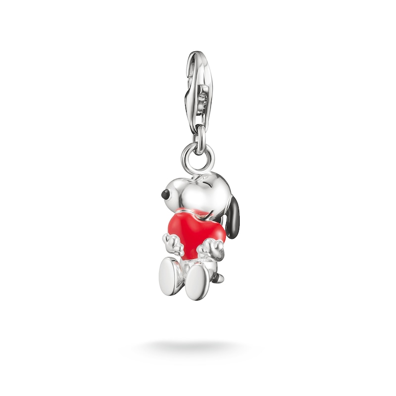 Main Image 1 of Thomas Sabo x Peanuts Sterling Silver Snoopy & Heart Pendant