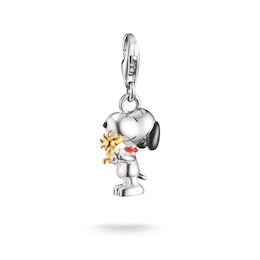 Thomas Sabo x Peanuts Sterling Silver Snoopy & Woodstock Pendant