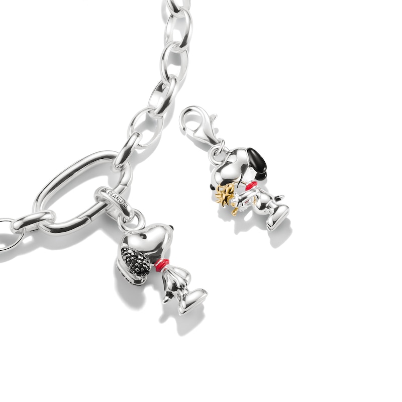 Main Image 4 of Thomas Sabo x Peanuts Sterling Silver Snoopy & Woodstock Pendant