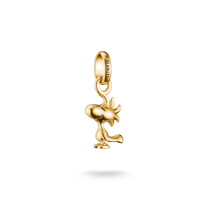 Main Image 1 of Thomas Sabo x Peanuts Sterling Silver & 18ct Yellow Gold Plated Woodstock Connect Pendant