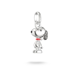 Thomas Sabo x Peanuts Sterling Silver Snoopy Pavé Connect Pendant