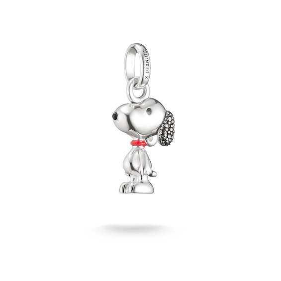 Thomas Sabo x Peanuts Sterling Silver Snoopy Pavé Connect Pendant