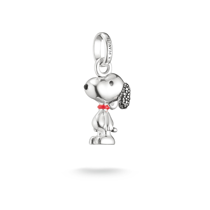 Main Image 1 of Thomas Sabo x Peanuts Sterling Silver Snoopy Pavé Connect Pendant