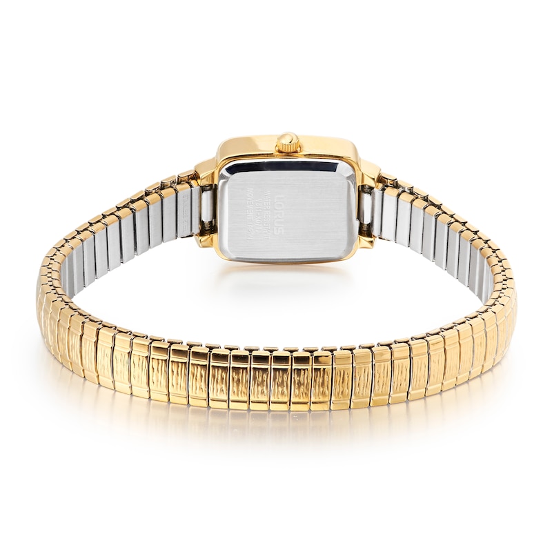 Main Image 2 of Lorus Women's White Dial Gold Tone Stainless Steel Expander Watch