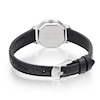 Thumbnail Image 3 of Lorus Women's Octagonal White Sunray Dial Black Leather Strap Watch
