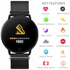 Thumbnail Image 1 of Reflex Active Series 5 Black Mesh Bracelet Smart Watch