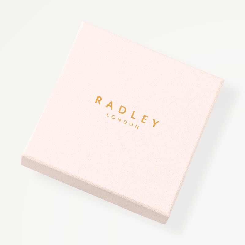 Main Image 5 of Radley 18ct Pale Gold Plated Brass Cut Out Heart & Dog Bangle