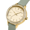 Thumbnail Image 2 of Radley Stone Set Champagne Dial Pistachio Leather Strap Watch