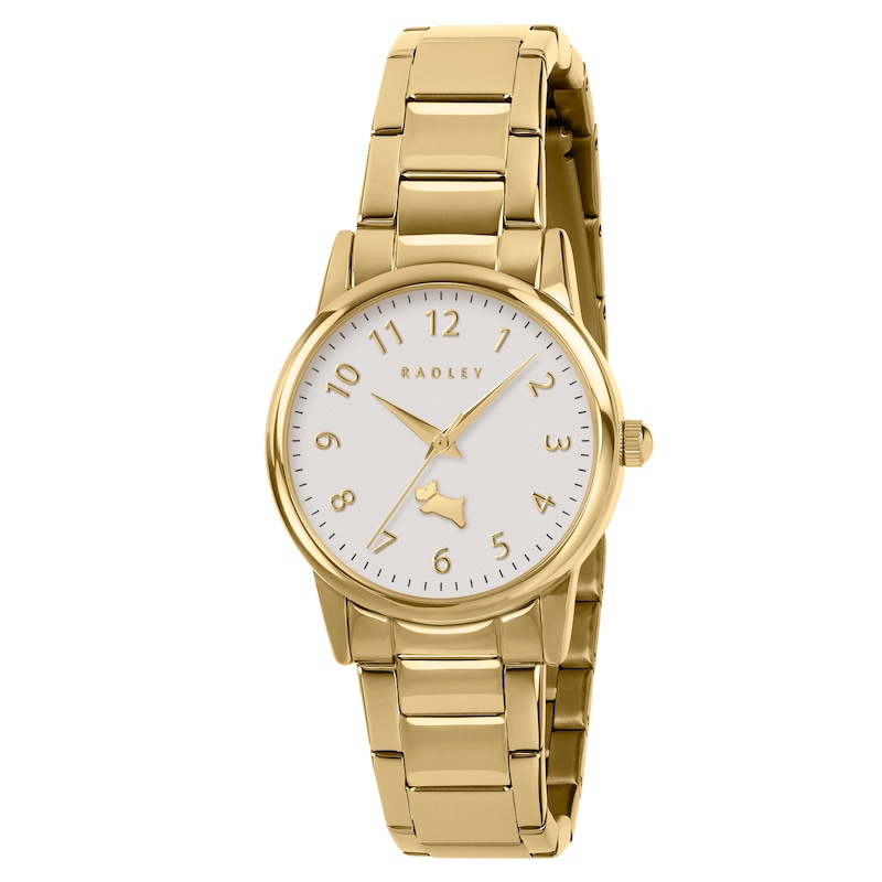 Main Image 1 of Radley White Satin Dial Stainless Steel Bracelet Watch