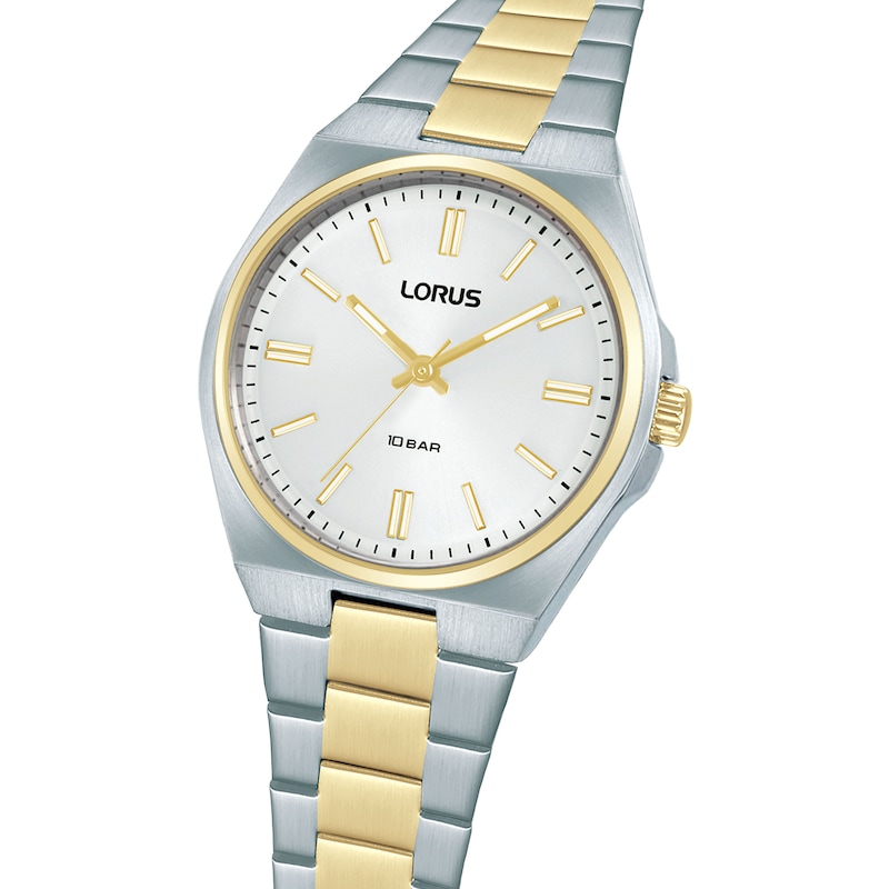 Main Image 2 of Lorus Women's Heritage White Sunray Dial Two Tone Stainless Steel Bracelet Watch