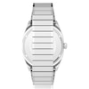 Thumbnail Image 3 of Timex Automatic Women's 1983 E Line Ice Blue Square Dial Silver Tone Stainless Steel Bracelet Watch