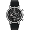 Thumbnail Image 1 of Timex Marlin x Peanuts Men's Chronograph Joe Cool Black Dial Black Leather Strap Watch