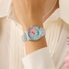 Thumbnail Image 5 of Timex Legacy x Peanuts Blue & Pink Flower Dial Stainless Steel Bracelet Watch