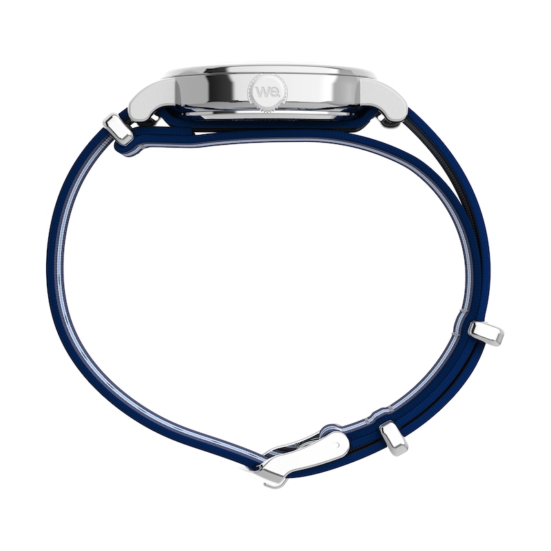 Main Image 2 of Timex Weekender x Peanuts 37mm Main Line Pickleball White Dial Blue Fabric Slip Thru Strap Watch