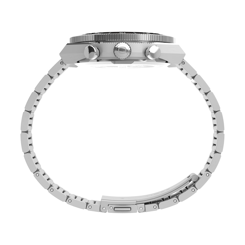 Main Image 2 of Timex Q Timex Continental Black & Silver Tone Dial Chronograph Stainless Steel Bracelet Watch