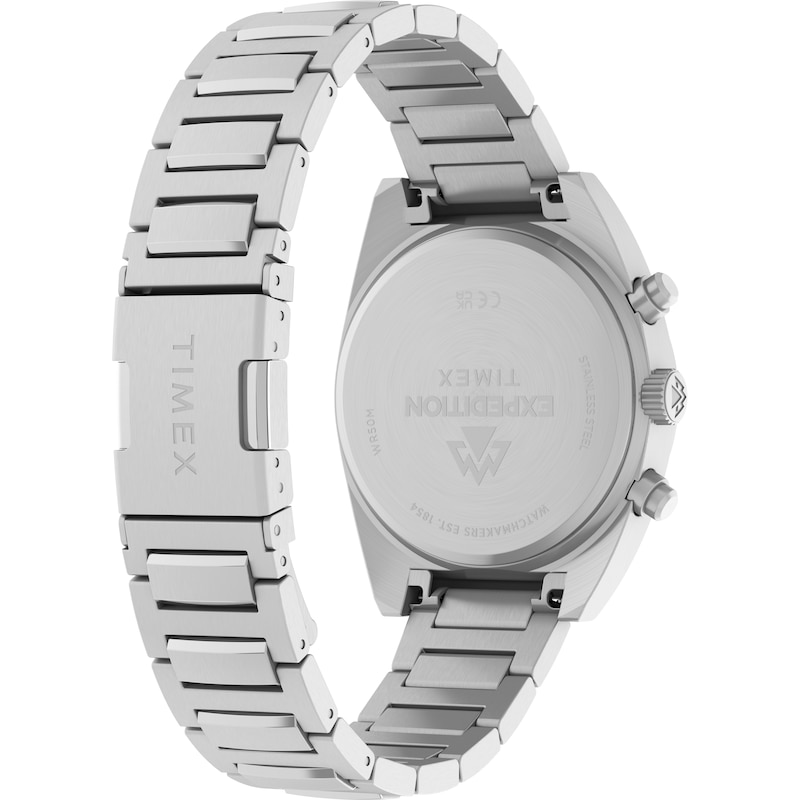 Main Image 4 of Timex Expedition Capstone Chronograph Black Dial Stainless Steel Bracelet Watch