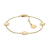 Thumbnail Image 1 of Tommy Hilfiger Women's Gold IP Stainless Steel Mini Crystal Disc Bracelet