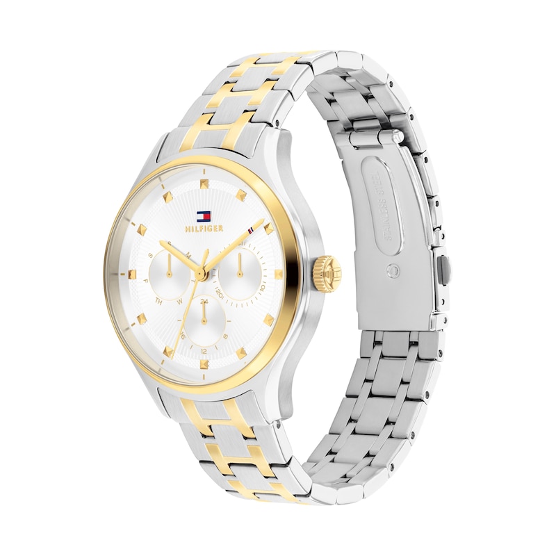 Main Image 2 of Tommy Hilfiger Women's Two Tone Dial & Stainless Steel Bracelet Watch