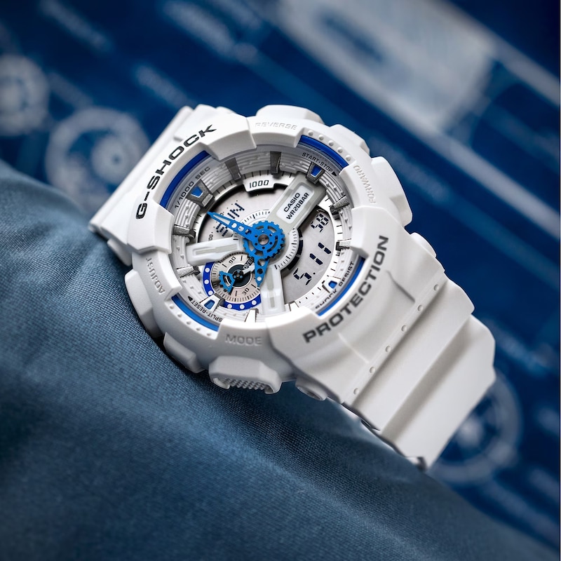 Main Image 4 of G-Shock GA-110HDS-7AER Fantastic 4 Men's White Resin Strap Watch
