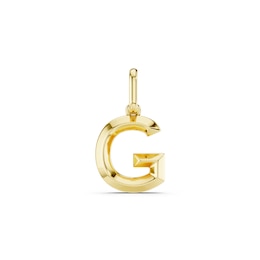 mila green Sterling Silver 18ct Gold Vermeil Plated Polished Initial 'G' Necklace Charm