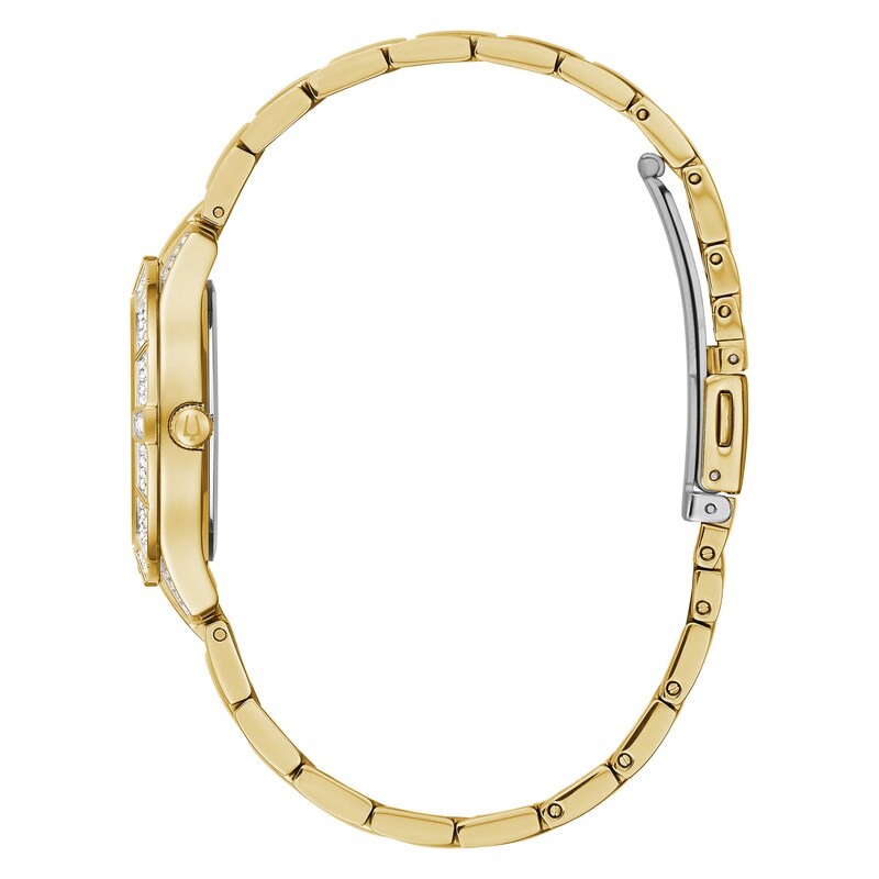 Main Image 2 of Bulova Crystal Phantom Ladies' Gold Tone Bracelet Watch
