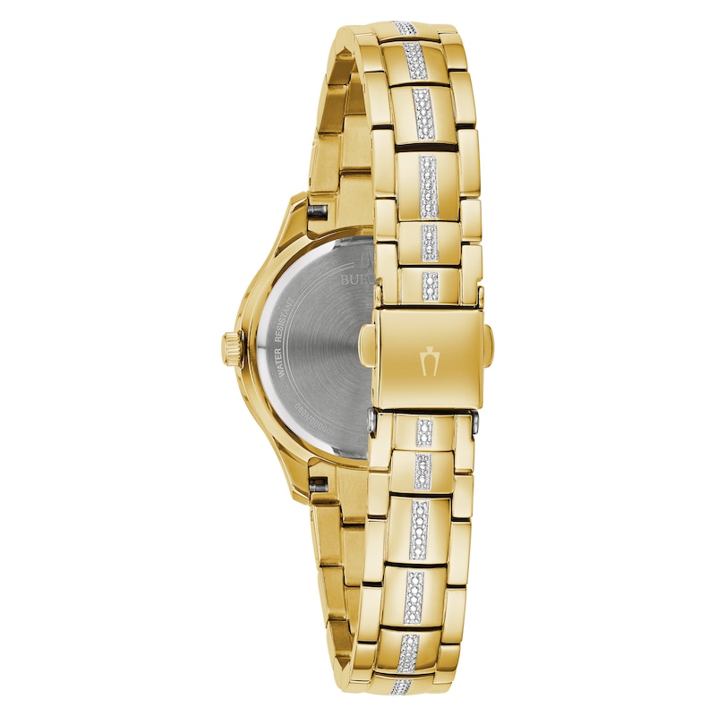 Main Image 3 of Bulova Crystal Phantom Ladies' Gold Tone Bracelet Watch