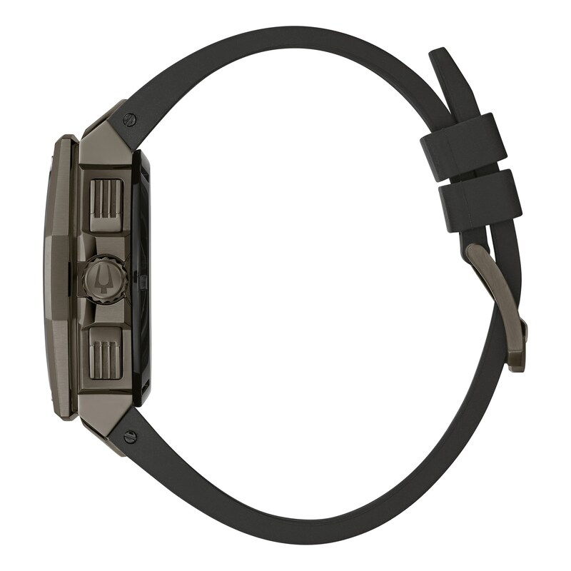 Bulova Precisionist X Men's Black Rubber Strap Watch