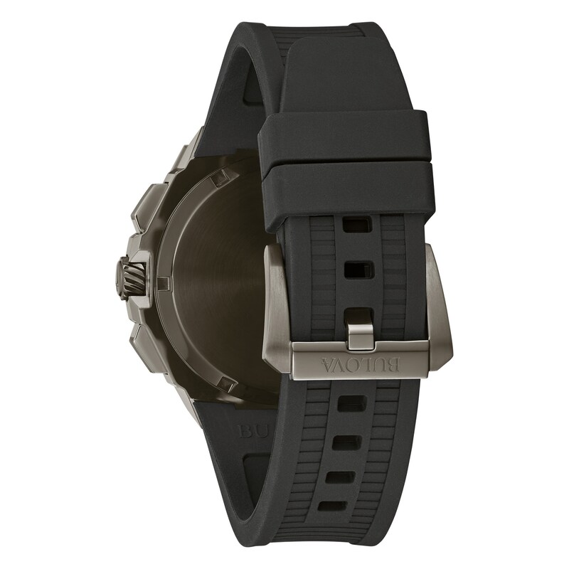 Bulova Precisionist X Men's Black Rubber Strap Watch