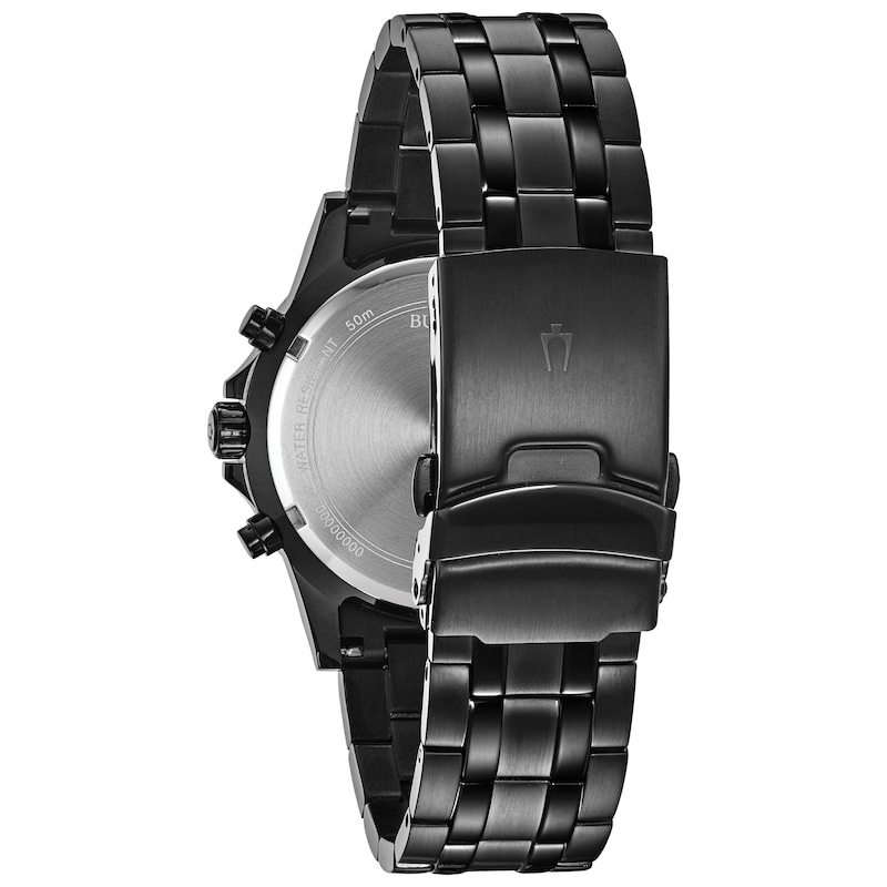 Bulova Classic Chronograph Men's Diamond Dial Watch & Bracelet Gift Set