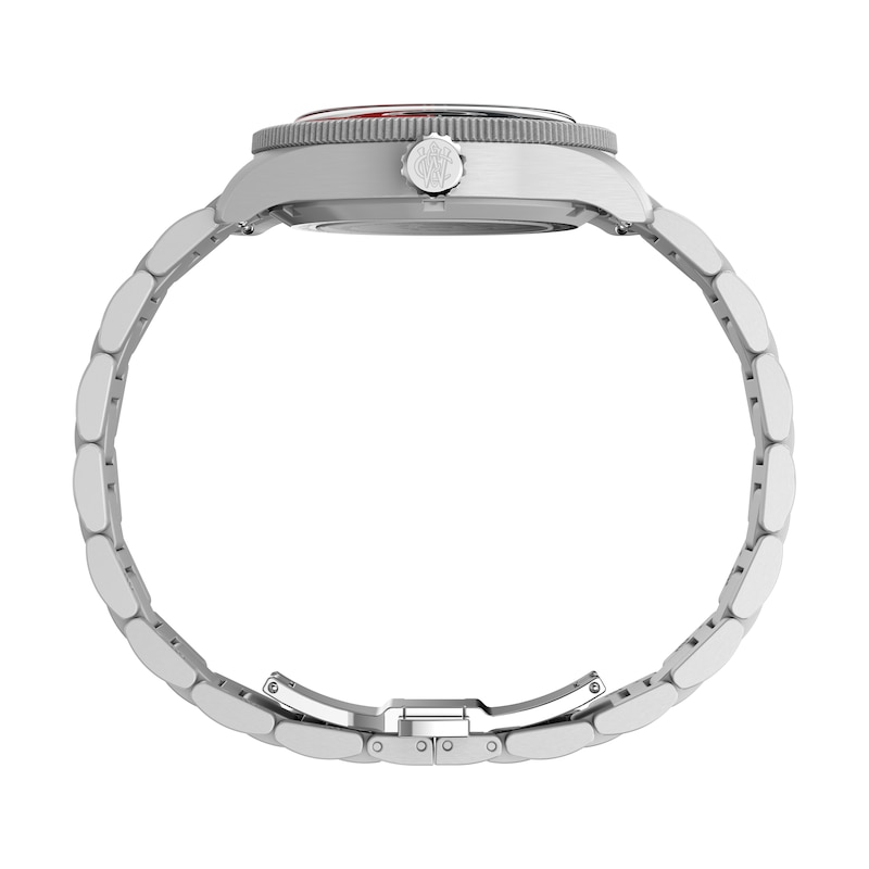 Main Image 2 of Timex Waterbury Heritage Automatic GMT Men's Black Dial Stainless Steel Bracelet Watch