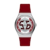 Thumbnail Image 1 of Fossil Big Tic World Flags Canada Multicolour Dial Red Silicone Strap Watch