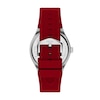 Thumbnail Image 5 of Fossil Big Tic World Flags Canada Multicolour Dial Red Silicone Strap Watch