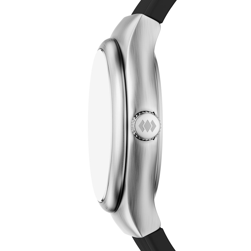 Main Image 3 of Fossil Big Tic World Flags Germany Multicolour Dial Black Silicone Strap Watch