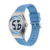 Thumbnail Image 2 of Fossil Big Tic World Flags Argentina Multicolour Dial Blue Silicone Strap Watch