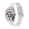 Thumbnail Image 2 of Fossil Big Tic World Flags England Multicolour Dial White Silicone Strap Watch