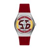 Thumbnail Image 1 of Fossil Big Tic World Flags Spain Multicolour Dial Red Silicone Strap Watch