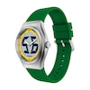 Thumbnail Image 2 of Fossil Big Tic World Flags Brazil Multicolour Dial Green Silicone Strap Watch