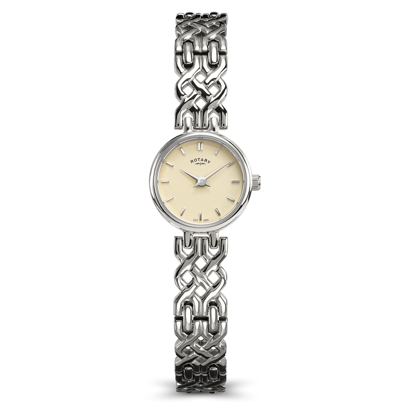 Main Image 1 of Rotary 1895 Women's White Dial Stainless Steel Bracelet Watch