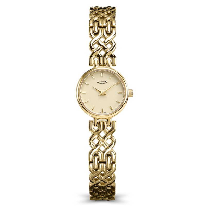 Main Image 1 of Rotary 1895 Women's Champagne Dial Gold Tone Stainless Steel Bracelet Watch