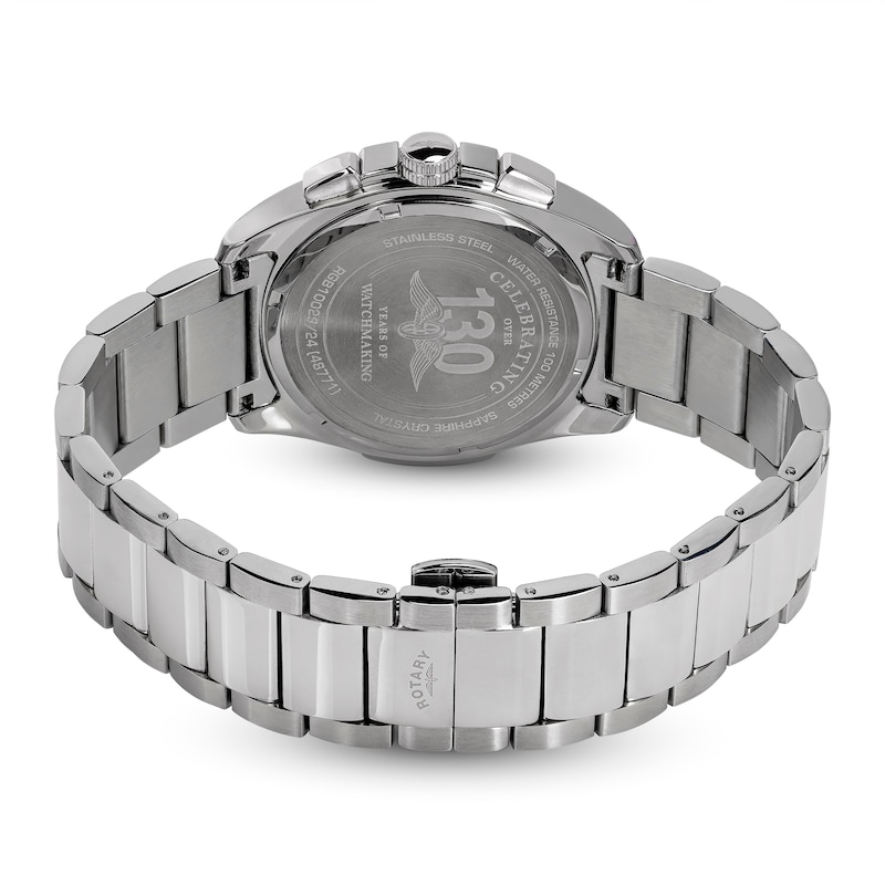 Main Image 3 of Rotary Apex 100 Men's Chronograph Green Dial Stainless Steel Bracelet Watch