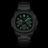 Thumbnail Image 4 of Rotary Apex 100 Men's Chronograph Green Dial Stainless Steel Bracelet Watch