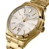Thumbnail Image 2 of Rotary Seamatic Men's White Dial & Gold Tone Stainless Steel Bracelet Watch