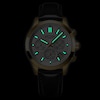 Thumbnail Image 5 of Rotary Heritage Men's Chronograph White Dial Brown Leather Strap Watch