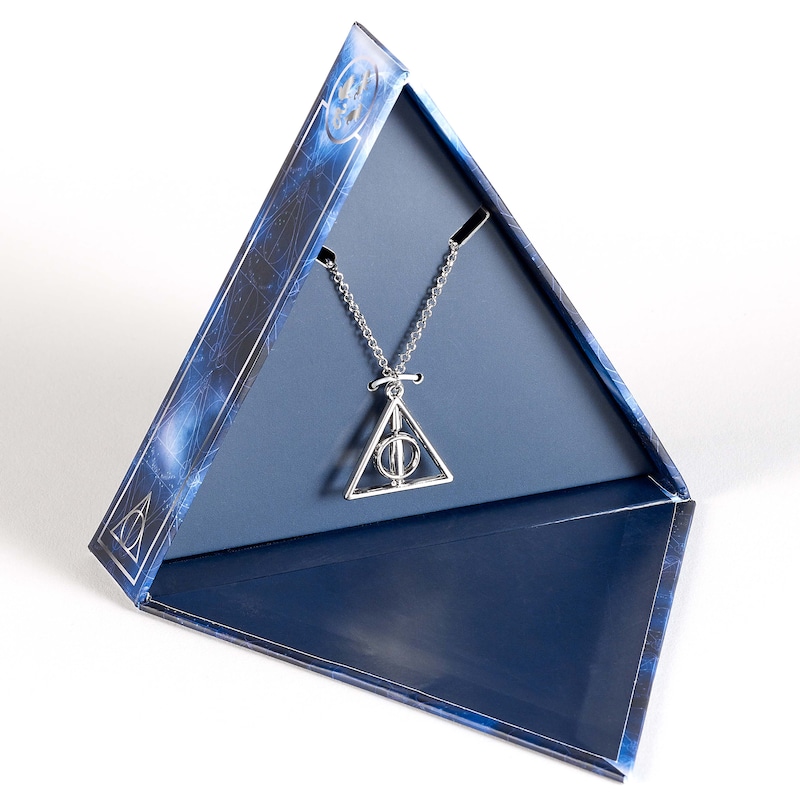 Main Image 1 of Harry Potter Deathly Hallows Gift Box with Spinning Deathly Hallows Necklace