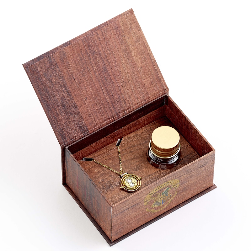 Main Image 2 of Harry Potter Hermione Potions Box & Gold Tone Time Turner Necklace & Earrings Set