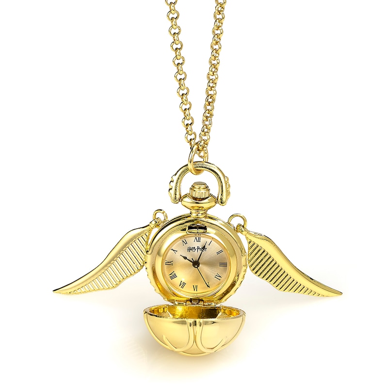 Main Image 1 of Harry Potter Golden Snitch Watch Necklace